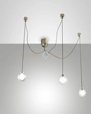 BLOG LED  SOSPENSIONE ORO OPACO 3 LUCI 3472-47-225