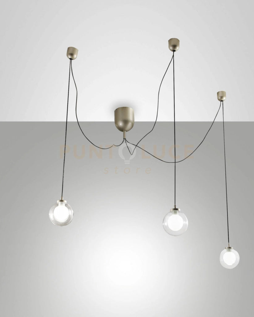 BLOG LED  SOSPENSIONE ORO OPACO 3 LUCI 3472-47-225