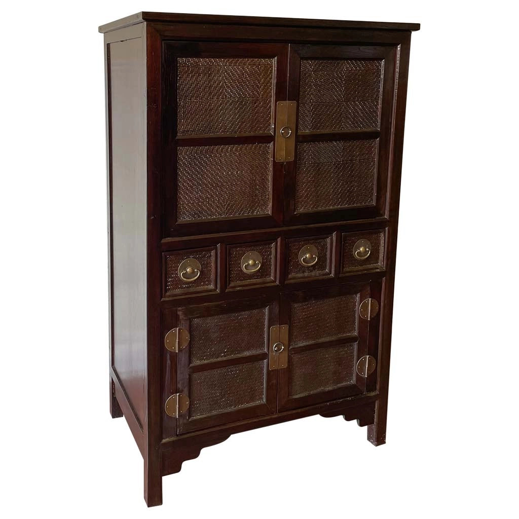 Armadio in legno marrone 100x62x160h