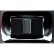 Trade Shop - Placchette Placche In Abs Serie Magic Bticino Compatibili Placca Copriprese Fori - Cromo -1 Foro     -