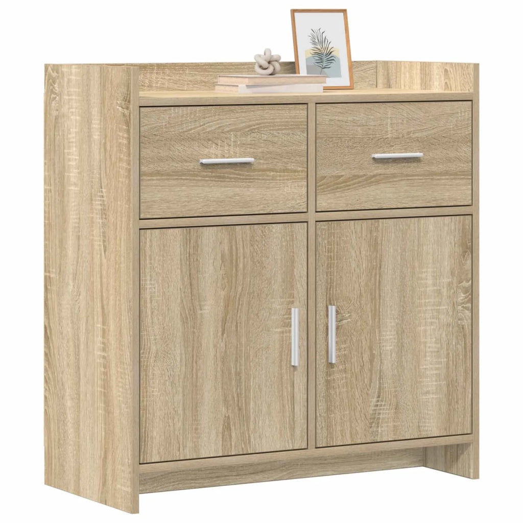 Credenza Rovere Sonoma 75 x 36 x 80 cm Legno ingegnerizzato 8011117