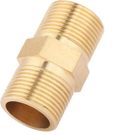 Adattatore di tubo da 1/2" femmina a 3/4" maschio - Fitting a tubo a sei viti - Lunghezza 60mm - 1 pezzo.