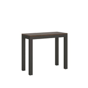 Consolle allungabile 90x40/196 cm Everyday Small Evolution telaio Antracite - Noce