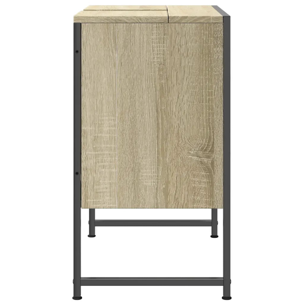 Mobile Lavabo Bagno Rovere Sonoma 60x33x60 cm Legno Multistrato 842457