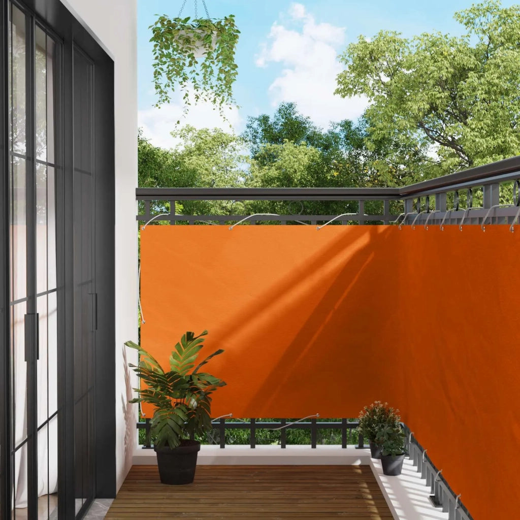 Schermo da balcone | Paravento da Balcone Arancione 110 x 200 cm Tessuto Oxford