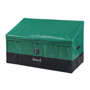 Contenitore da esterno 387 litri 122 x 64 cm verde/nero 03_0009011