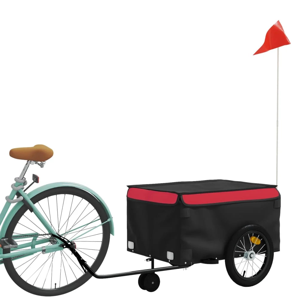 Rimorchio per trasporto biciclette 45 kg ferro rosso 02_0044182