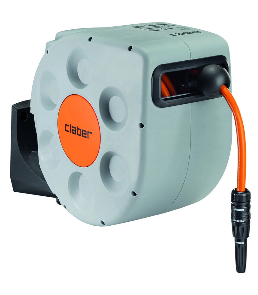 AVVOLGITUBO AUTOMATICO A PARETE ROTOROLL EVO  mt.20  cm.49x26,5x38  kg.9,5 8696    CLABER