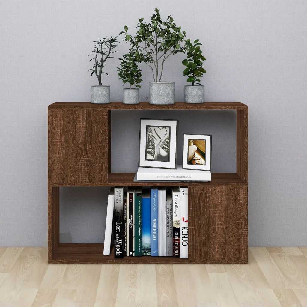 vidaXL Libreria/Divisorio Rovere Marrone 80x24x63 cm
