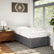 Giroletto-Struttura Letto Grigio 90x200 cm in Similpelle 574162