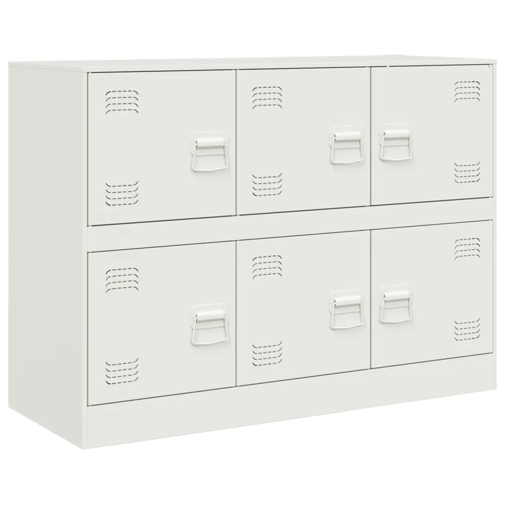 Credenza | Madia | Buffet da pranzo | Armadio da pranzo Rosa 99x39x73 cm in Acciaio