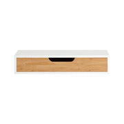 Mensola Da Muro Libreria Mensola Con Cassetto Bianco 40 x 24 x 8 cm FRG92-WN