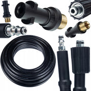 Tubo Alta Pressione 10m M22-QC Lavor – Nylon, 200 Bar, 60°C | Compatibile con Idropulitrici Lavor e Altri