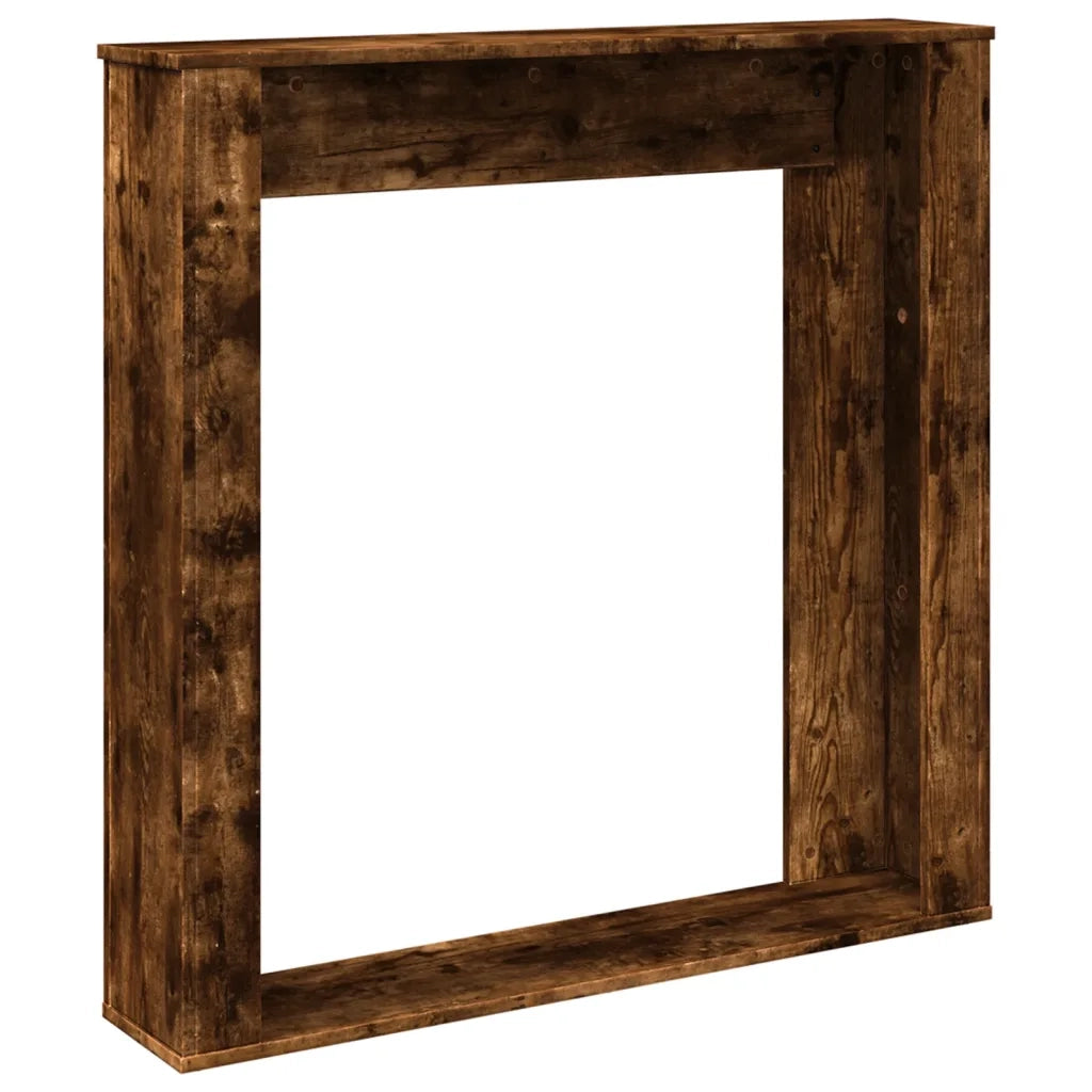 vidaXL Cornice per Camino Rovere Fumo 100x20x100 cm in Truciolato