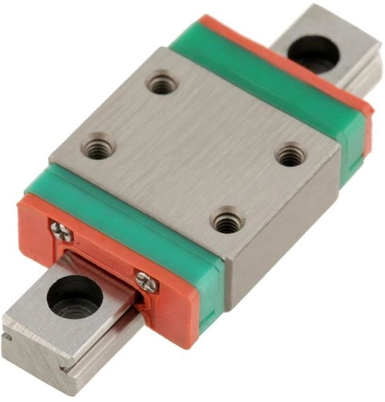 Lineare Glijrail 7 mm - Miniatuur Dragente Stang Geleider - Glijblok 40 mm - Alta Precisione - Classe di Precisone H - Peso 19 g - Lineare Geleider