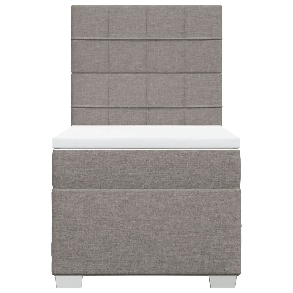 Giroletto a Molle con Materasso Tortora 90x200 cm inTessuto 3290375