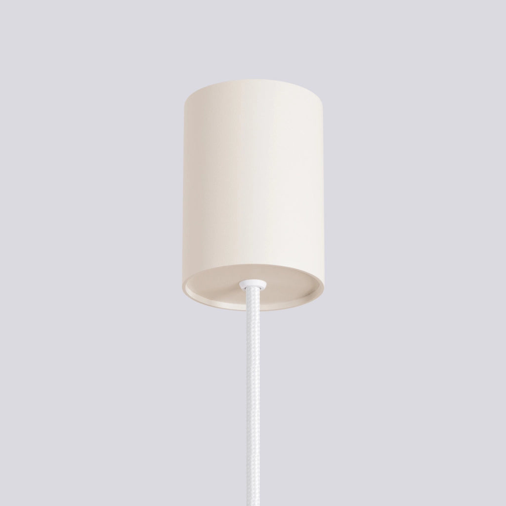 Lampada sospensione moderna beige sfera vetro bianco SFERA