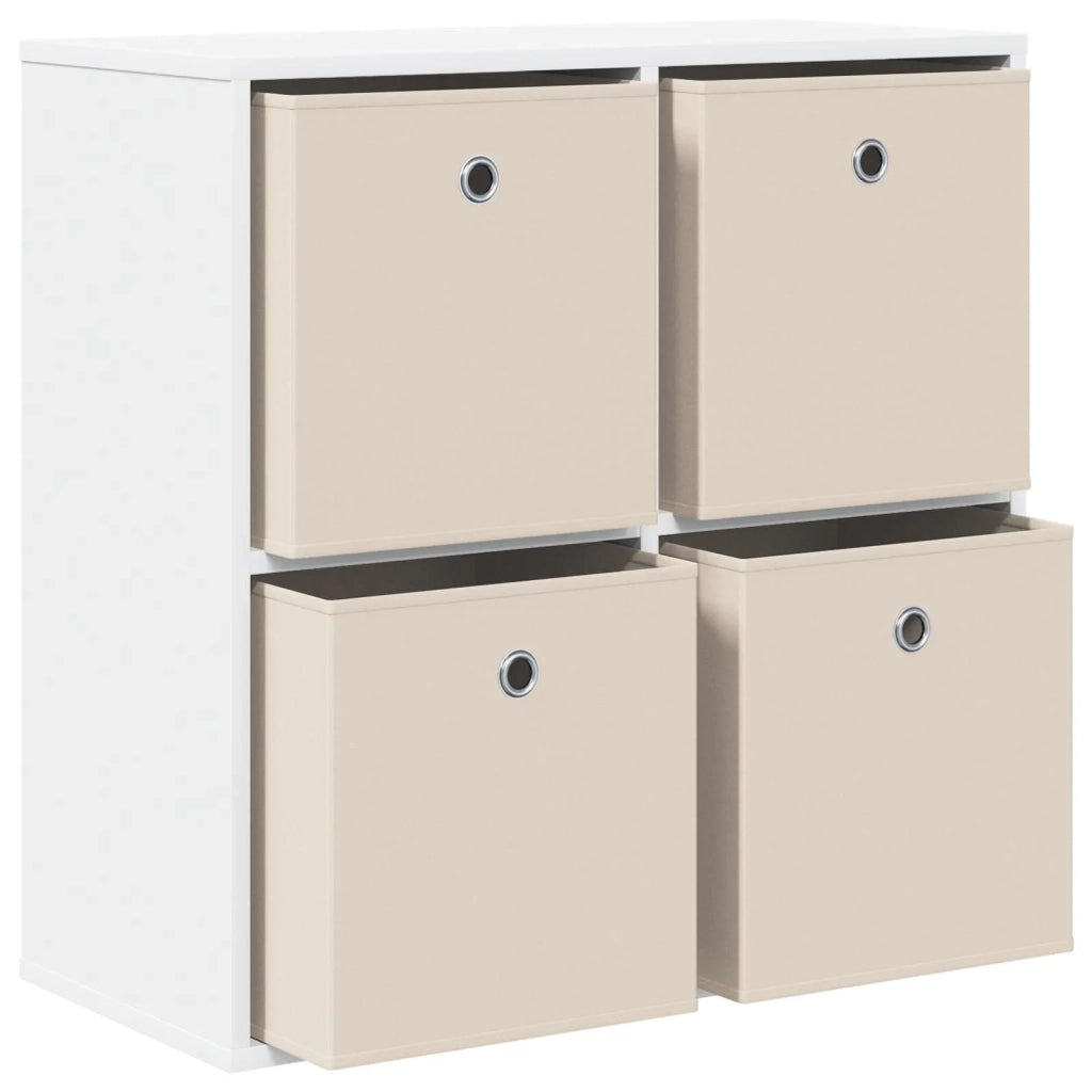 Credenza con cassetto Bianco 68,5 x 32 x 67 cm