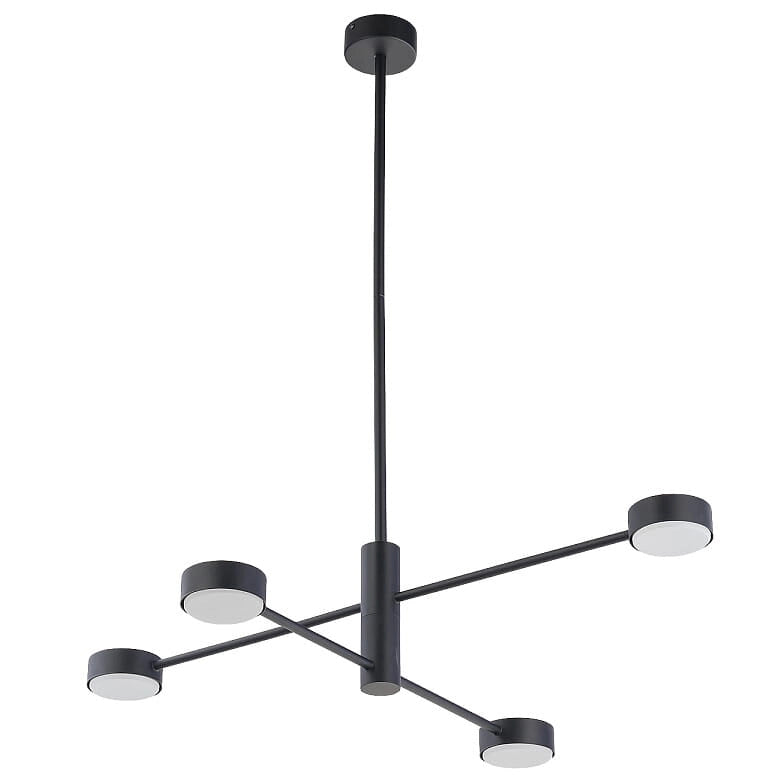 Plafoniera LED Nowodvorski Orbit nera metallo 4xGX53