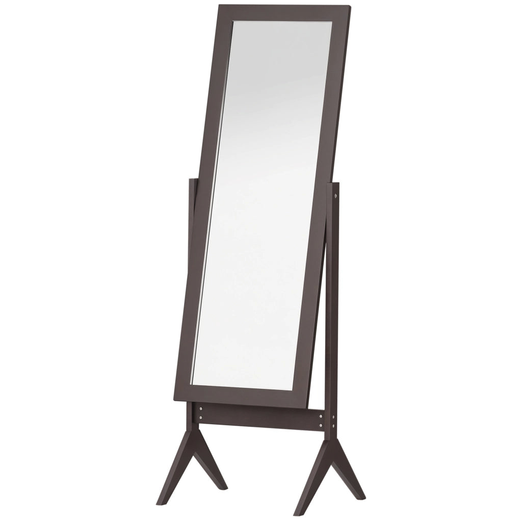 Specchio da parete intero corpo ¨C zephmum ¨C marrone 47x46x148 cm