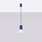 Lampada a sospensione ESTRIA 1 bianco/ultramarino