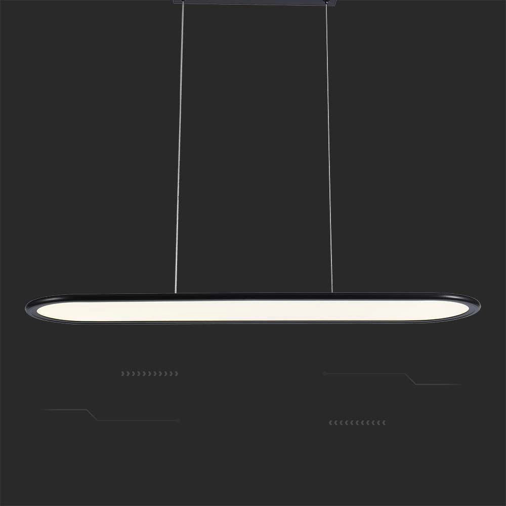 Lampada sospesa pannello LED 24W 4000K nera V-TAC