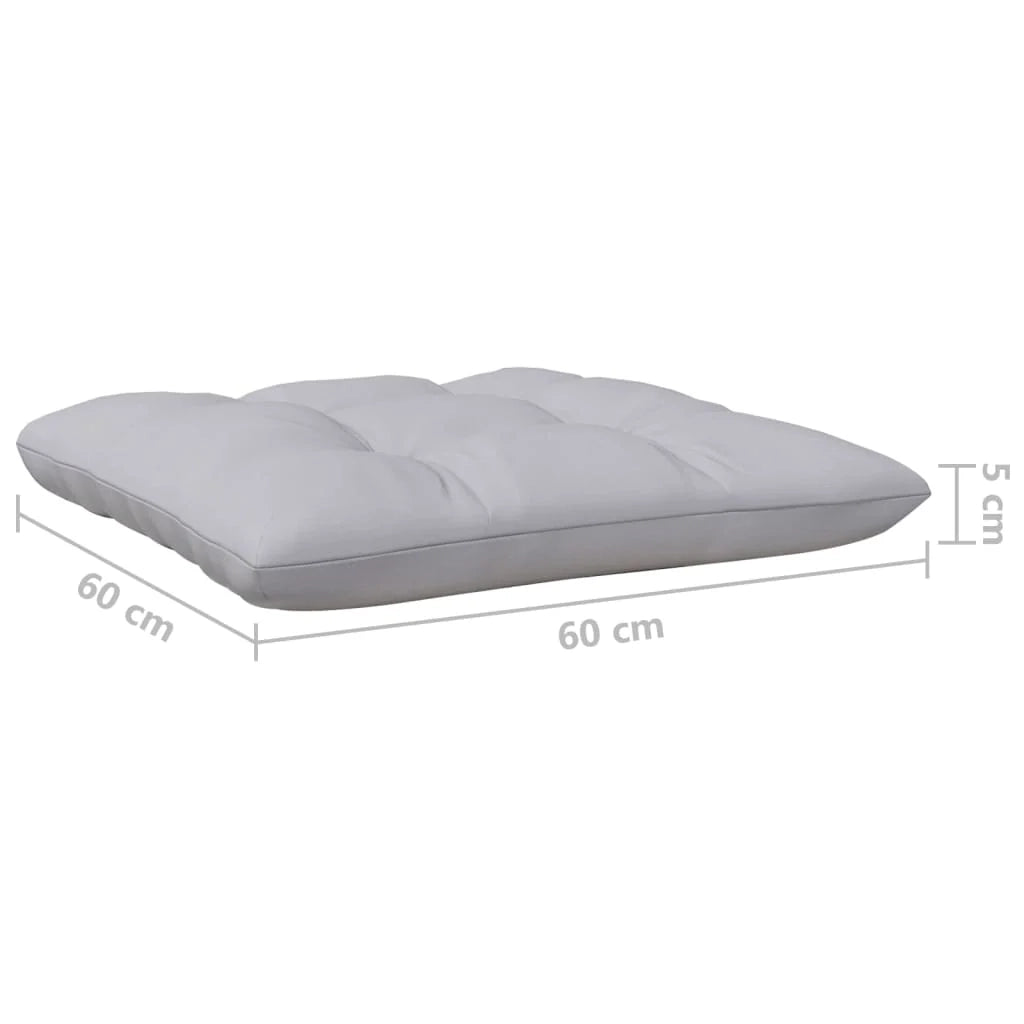Set di mobili da giardino per esterni 3 pezzi con cuscini legno di pino grigio 02_0015963