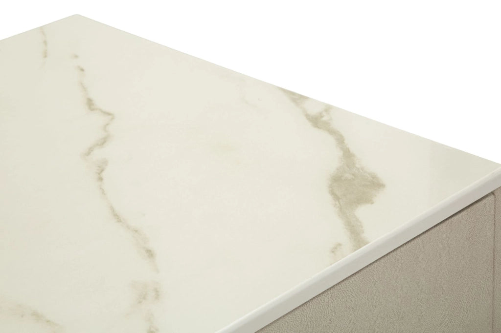 Toeletta Luxury con Specchio e Sgabello 120x45x75 cm in Pino e MDF e Spugna e Specchio e Poliestere e Metallo