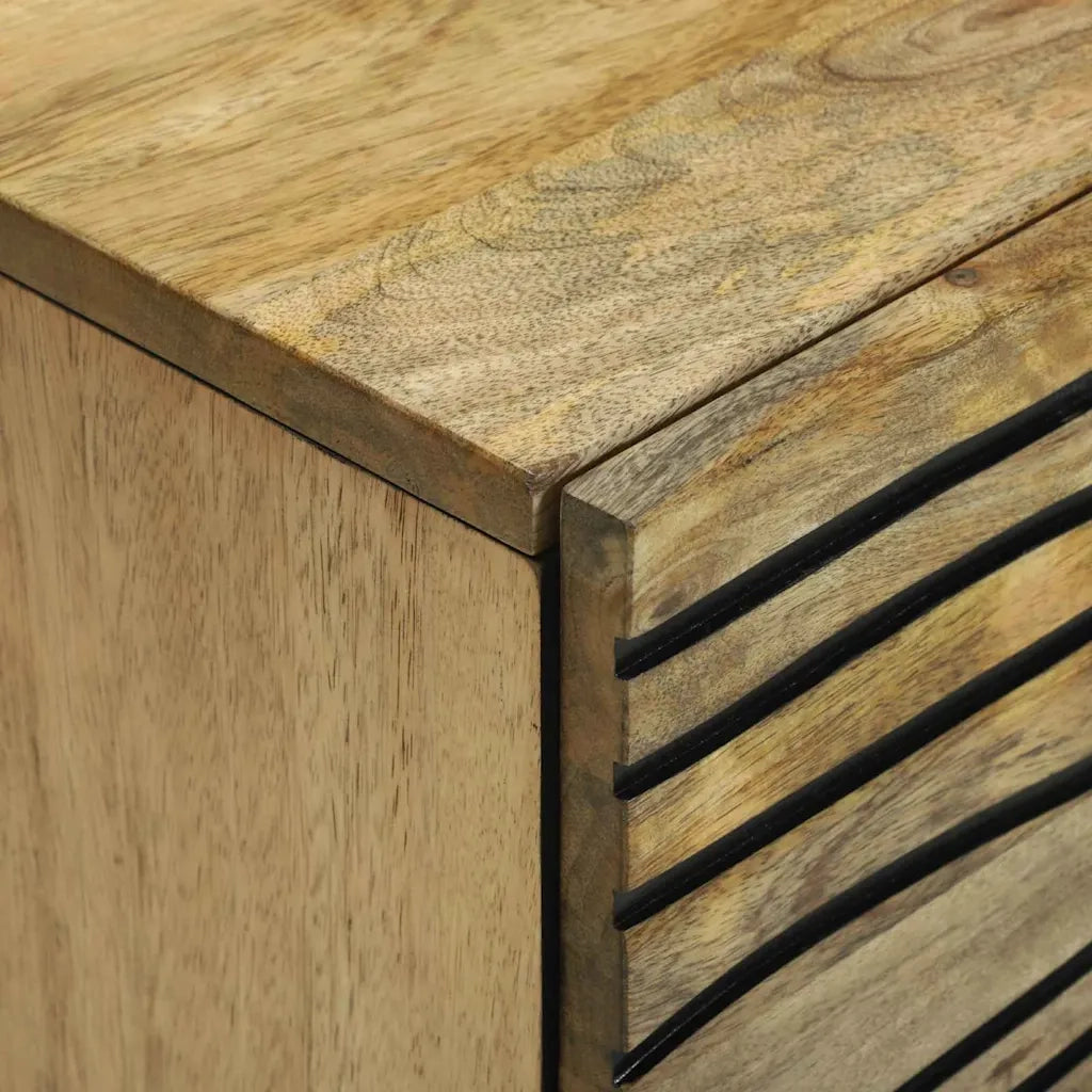Credenza Marrone 40 x 33 x 75 cm legno massello di mango 4017959