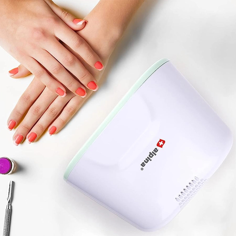 Mini Asciugaunghie a Batteria Compatto Asciugatura Rapida Ventilazione Unghie