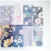 Tessuto di cotone 100% cotone - Tessuto patchwork - Pacchetto di tessuti - Sartoria - Quilting - 7 pezzi 25 x 25 cm/50 x 50 cm - Tessuto patchwork