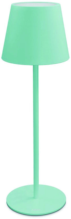 Ecolight LAMPADA DA TAVOLO A LED NINA RICARICABILE 1,8 W - 180 lumen - 3.000K Col. Turchese