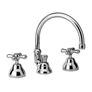 Miscelatore lavabo a canna alta con manopole stile classico con piletta Liberty Paini