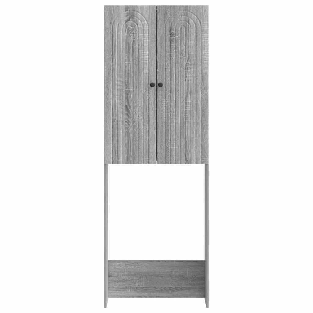 Mobile Bagno ALKMAAR Sonoma grigio 66 x 25,5 x 190 cm 896261