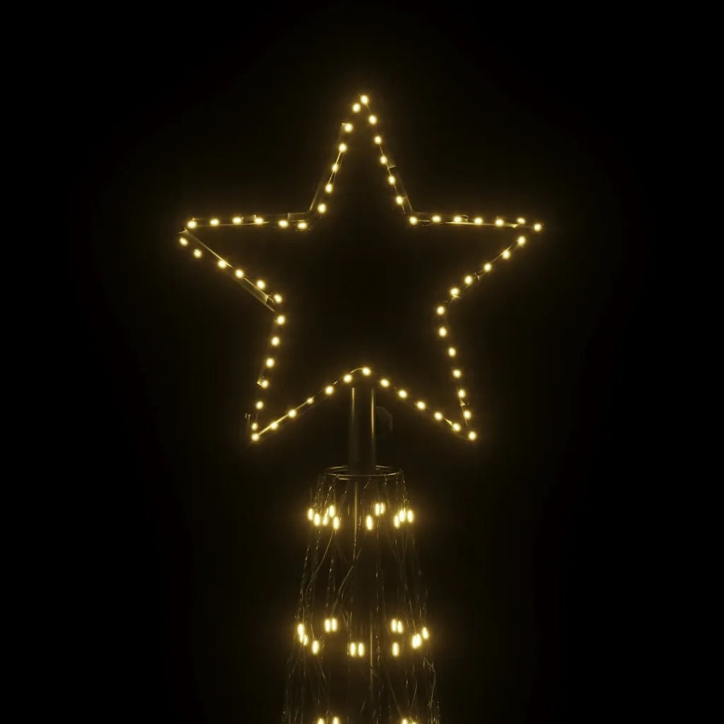 Albero di Natale a Cono-Luci decorative natalizie Bianco Caldo 3000 LED 230x800 cm