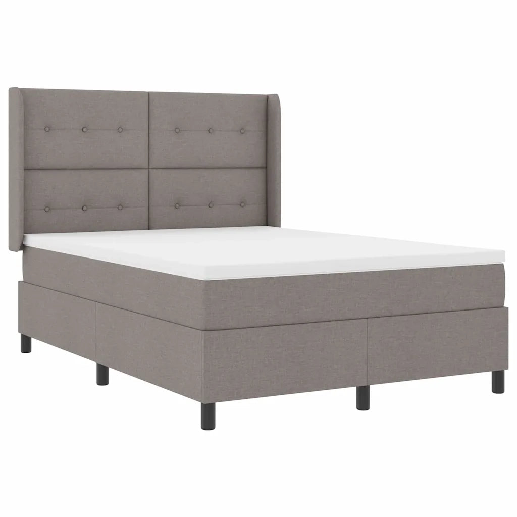 Letto a molle con materasso Talpa 140 x 190 cm Tessuto