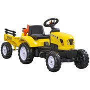 Trattore Giocattolo con Rimorchio ¨C Minimal ¨C Giallo