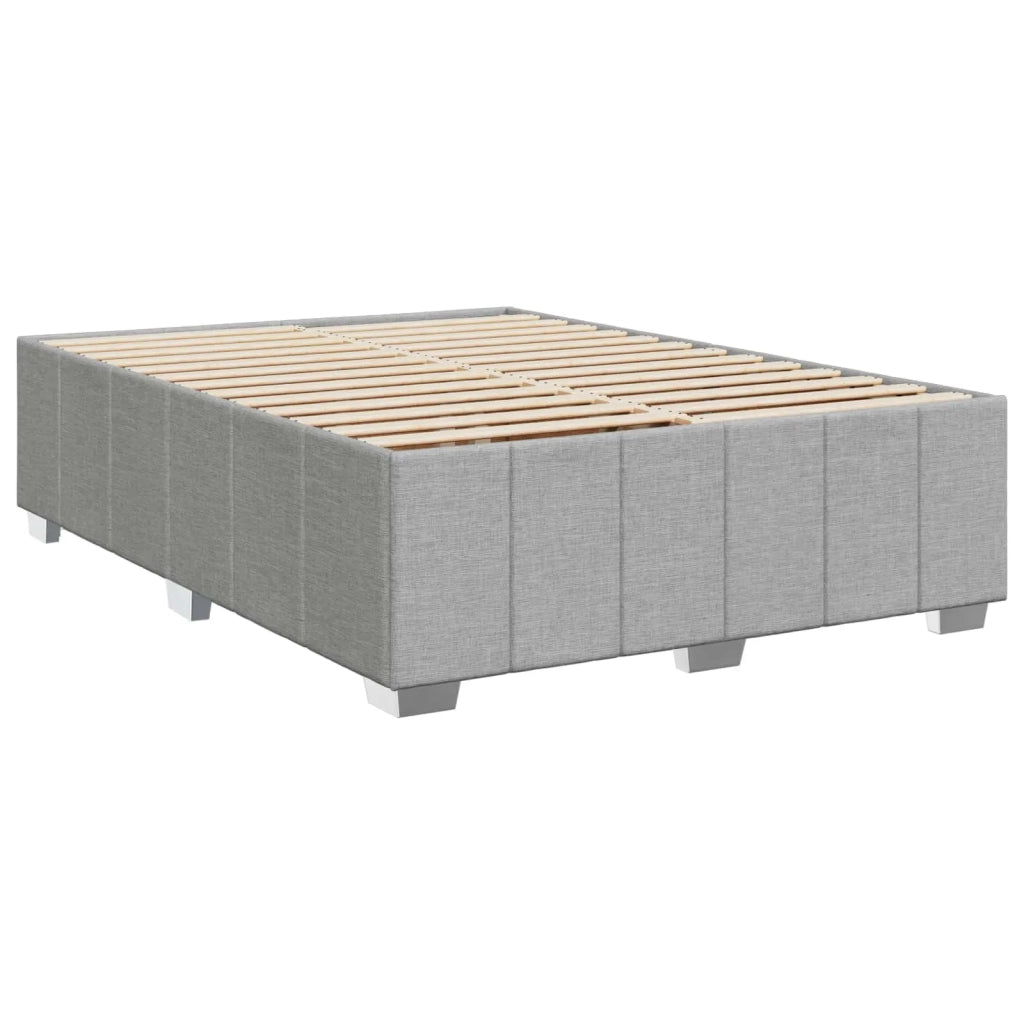 Letto box spring con materasso Grigio Chiaro 160 x 200 cm 3451255