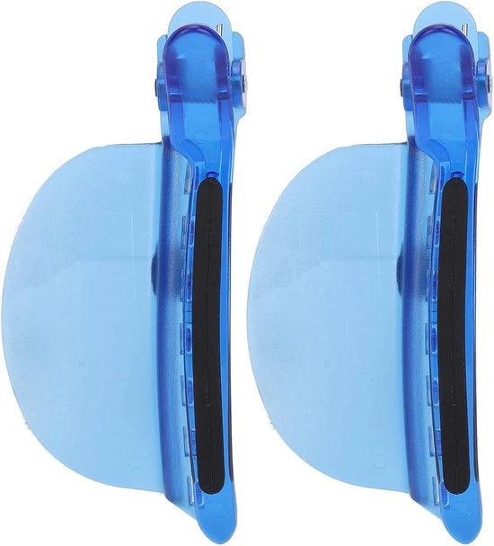 Clip per taglio 2 pezzi - Clip per capelli per estensione - Isolamento termico facile - Blu