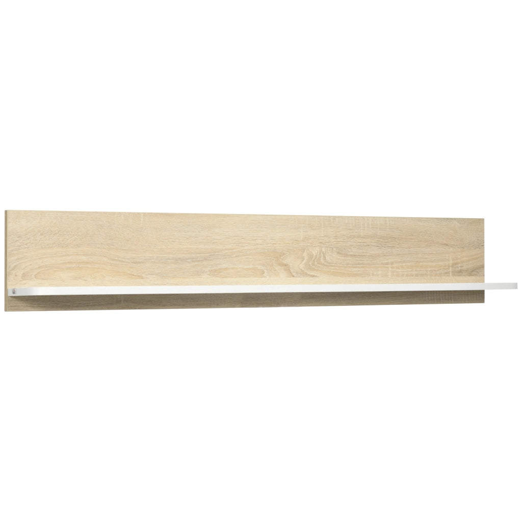 Scaffale a Parete in Legno ¨C zephmum ¨C Robe Bianco 120x15x20 cm
