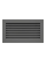Griglia di ventilazione per camino Grafite - Hide 17x30