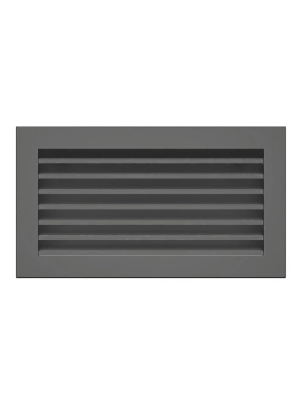 Griglia di ventilazione per camino Grafite - Hide 17x30