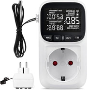 Regolatore di temperatura e umidità digitale con display LCD per serra