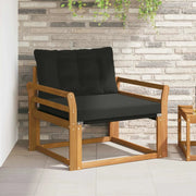 Set di divani da esterno-Sofa da giardino Legno di Acacia Massello e Textilene 759156