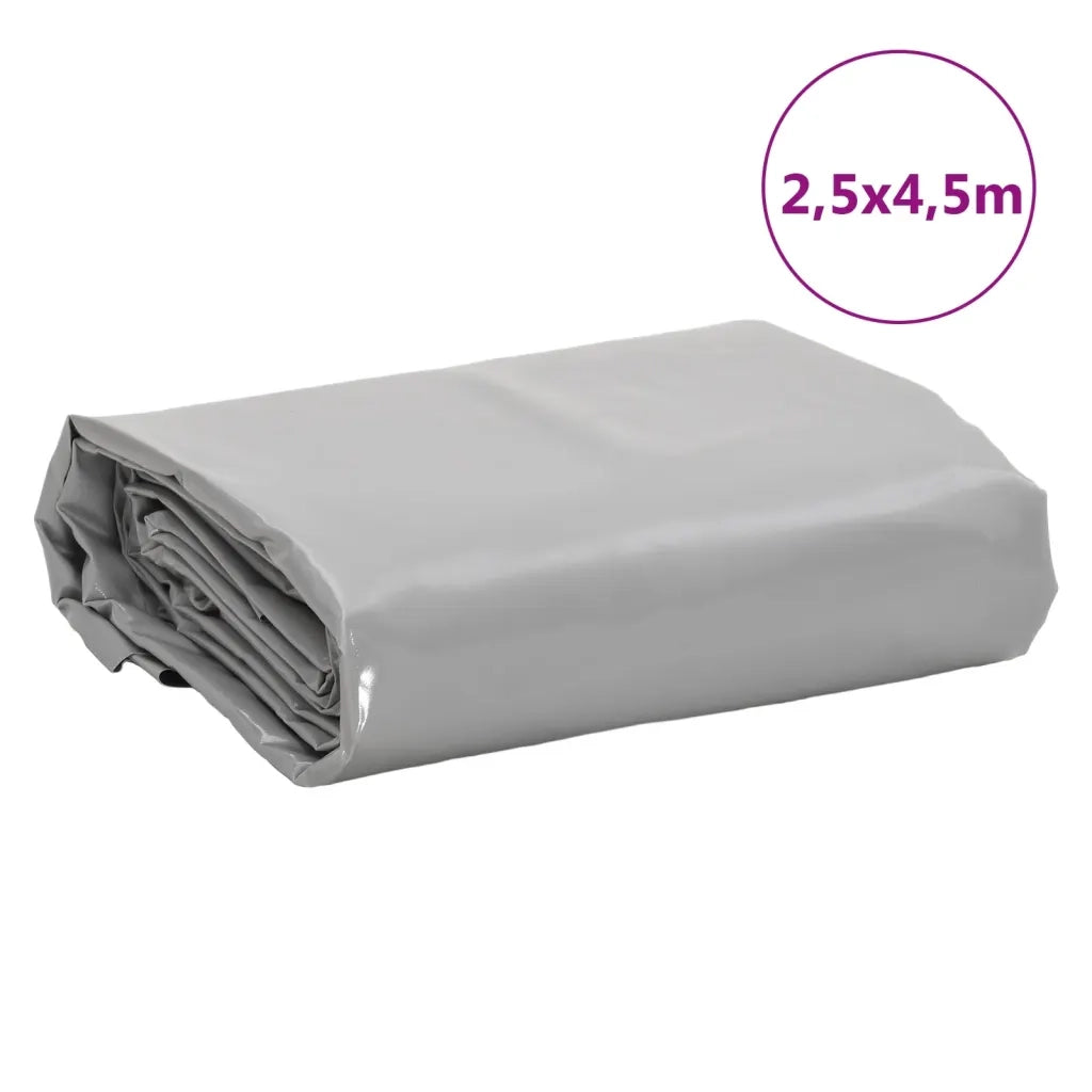 vidaXL Telone Grigio 2,5x4,5 m 650 g/m²