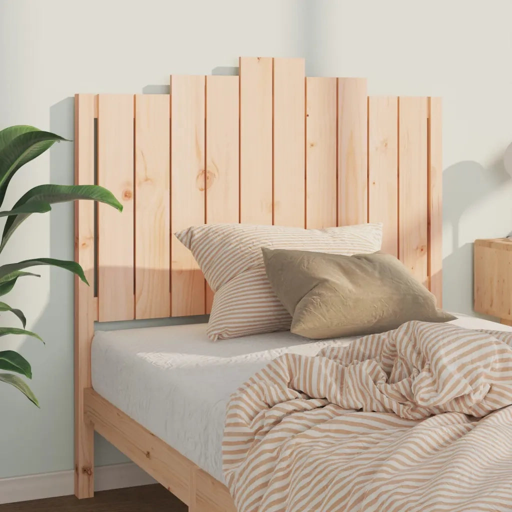 Testiera per Letto 106x4x110 cm in Legno Massello di Pino 818455