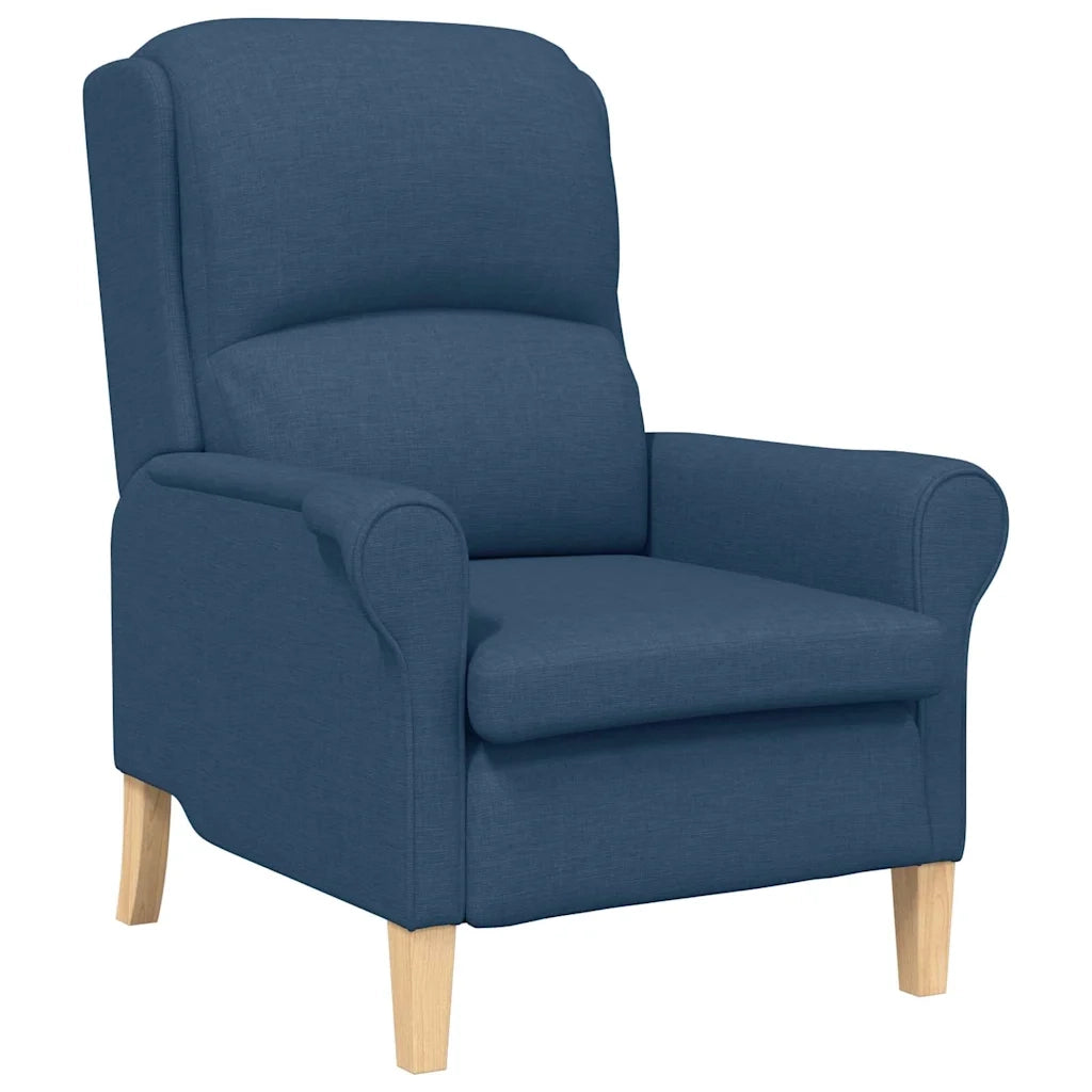 Poltrona-Divano Sedia Blu Tessuto 203380