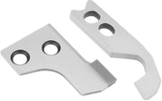 Set di lame per overlock - 2 pezzi - Acciaio - Prestazioni di taglio affilate - Compatibile - Per cucire