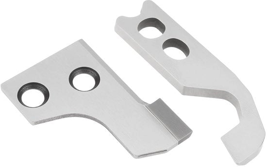 Set di lame per overlock - 2 pezzi - Acciaio - Prestazioni di taglio affilate - Compatibile - Per cucire