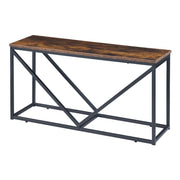 Portalegna da interno 50 x 100 x 30 cm effetto legno scuro nero 03_0010494